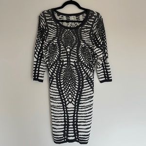 Miilla Clothing Black and White Mini Dress